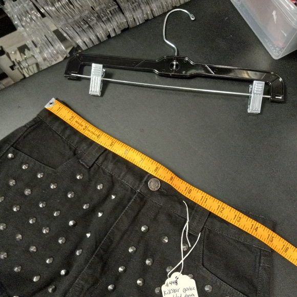 Killstar studded shorts! Like new, SMedium! - Picture 7 of 8